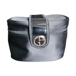 Giorgio Armani Black Travel Cosmetic Case With Box